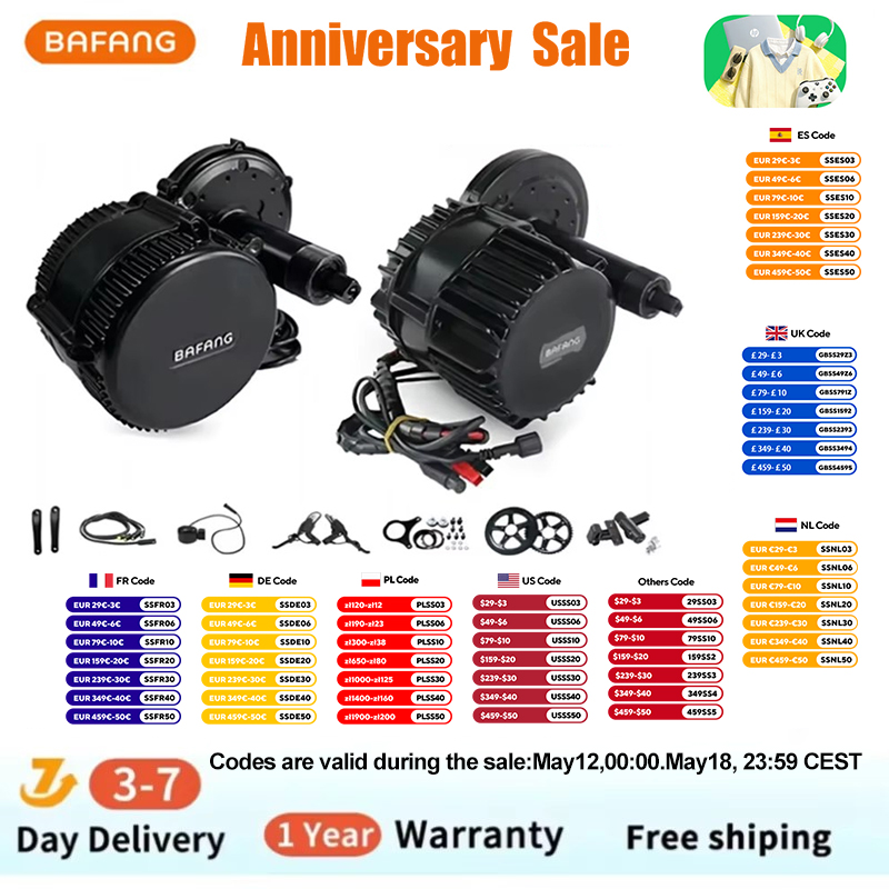Kit de conversion de vélo élec - Side Hung Mid Drive Motor Kit avis et prix